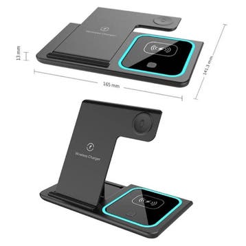 3 in 1 Oplaadstation - Compatibel met Apple iPhone / iWatch, Verzenden, Nieuw
