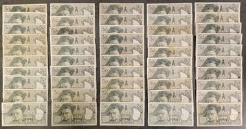 Frankrijk. - 50 x 50 Francs - Various Dates (Zonder