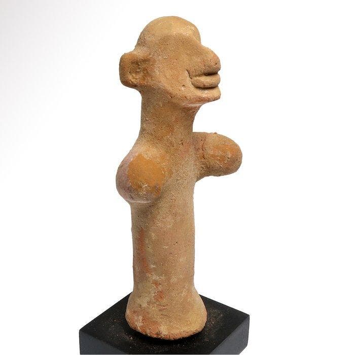 Kanaäniet Terracotta Votieve kolomfiguur, Antiek en Kunst, Antiek | Overige Antiek