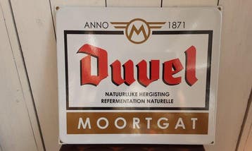 Duvel - Reclamebord - Emaille