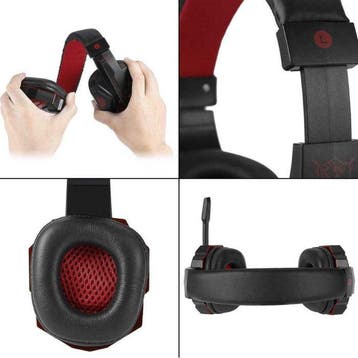 PC780  Gaming Koptelefoon Headset Headphones Over Ear met, Verzenden