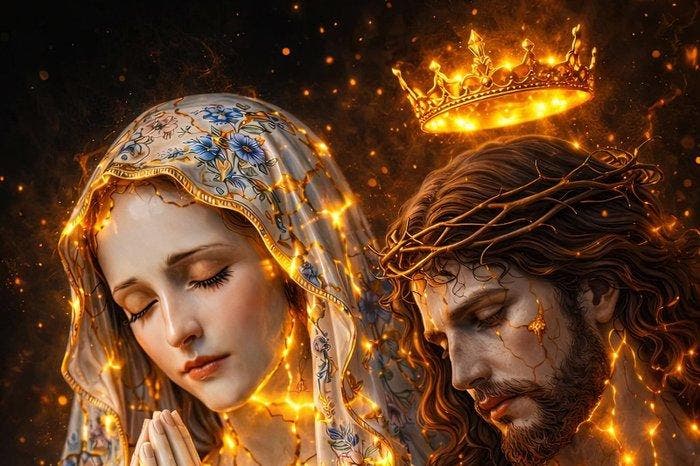 Yamila - La Virgen María y Jesús: Resiliencia Divina en, Antiek en Kunst, Antiek | Boeken en Manuscripten