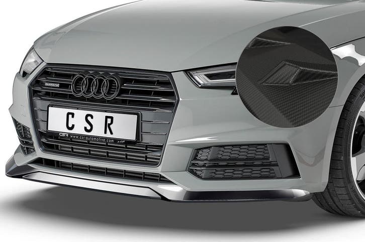 Cup spoilerlip met ABE voor Audi A4 B9 8W S-Line / S4 B9 8W, Auto-onderdelen, Carrosserie, Nieuw, Verzenden