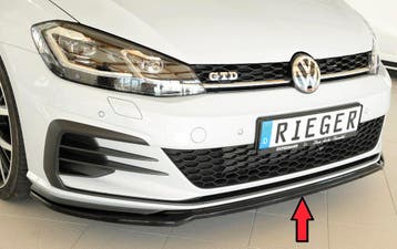 Rieger spoiler alleen voor GTI / GTD / GTE | Golf 7 GTI: 02., Verzenden