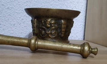 Vijzel - Brons, Antiek en Kunst