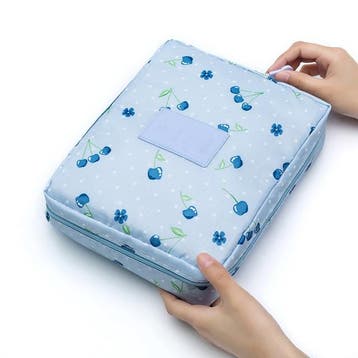 Toilettas Kersen Blauw, Verzenden