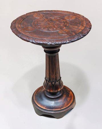 Tafel - Walnoot - 19e eeuw, Antiek en Kunst