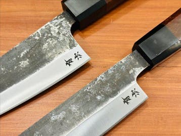 Keukenmes - Bunka & Santoku - Ambachtelijke Japanse stalen