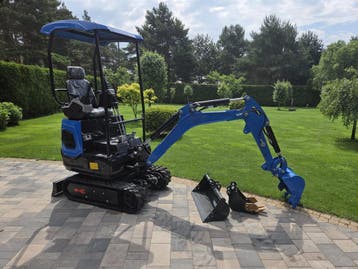 GRATUIT Livraison RAPIDE mini-pelle Kingway mini-excavatrice, Verzenden, Graafmachine