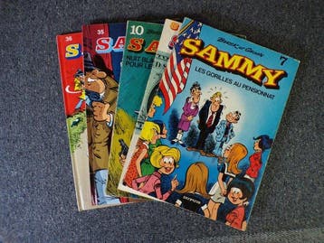 Sammy - 3x C + 2x B + 4x dédicace + ex-libris - 5 Album -, Boeken, Nieuw