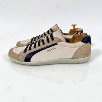 Prada Sneaker Low-top Creme/Beige 4E 1835 UK 7 - Sneakers -, Nieuw