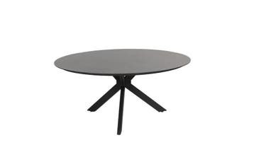 4 Seasons Outdoor Locarno tafel met HPL blad slate antraciet, Nieuw