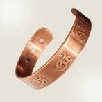 Koperen gezondheids-klemarmband Ohm, met 6 magneten, Ophalen of Verzenden