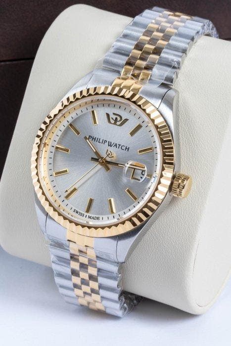 Philip Watch - Caribe Urban - Date - Silver/Gold - Swiss, Bijoux, Sacs & Beauté, Montres | Hommes