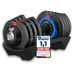 2dekans | DH FitLife Verstelbare Hantel 12-in-1 - 1,5-18 kg, Sport en Fitness, Fitnessmaterialen, Ophalen of Verzenden, Nieuw