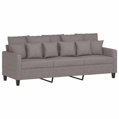 Stoffen bank taupe 180cm | Retour Deal | Nu 34% korting!, Huis en Inrichting, Zetels | Zetels, 150 tot 200 cm, 75 tot 100 cm, Rechte bank