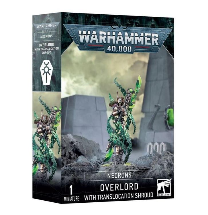 Necrons Overlord with translocation shroud (Warhammer nieuw), Hobby & Loisirs créatifs, Wargaming, Enlèvement ou Envoi