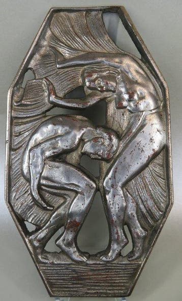 Decoratief ornament - Expressieve wandhanger man & vrouw -, Antiquités & Art