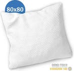 2dekans | EL-Life Hoofdkussen Nekklachten - 80 x 80cm -, Huis en Inrichting, Slaapkamer | Beddengoed, Ophalen of Verzenden, Nieuw