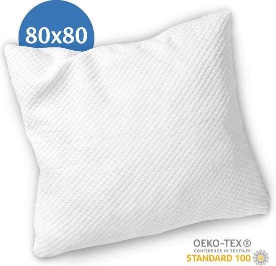 2dekans | EL-Life Hoofdkussen Nekklachten - 80 x 80cm -, Maison & Meubles, Chambre à coucher | Linge de lit, Enlèvement ou Envoi