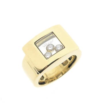 Chopard gouden Happy Diamonds ring met diamanten; 0,12 ct., Ophalen of Verzenden