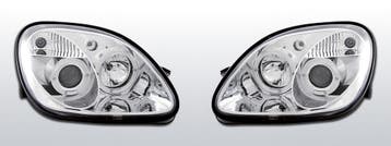 Koplampen Angel Eyes | Mercedes SLK R170 1996-2004 | chroom, Verzenden