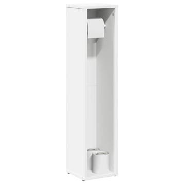 vidaXL Badkamerkast met rolhouder 20,5x20x90 cm wit, Verzenden