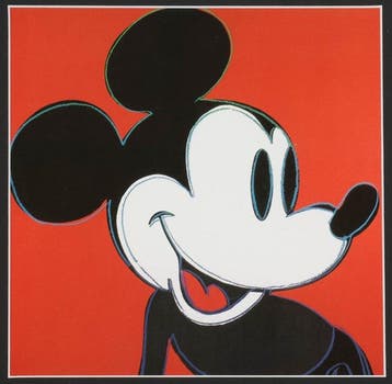 Andy Warhol (1928-1987) (after) - Mickey Mouse, Antiek en Kunst