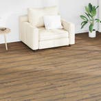 vidaXL Vloerplanken 18 pcs Walnootbruin 2,51 m² PVC, Verzenden, Nieuw