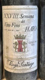 1986 Rioja Santiago XXVIII Semana del Vino Fino 1989 Haro
