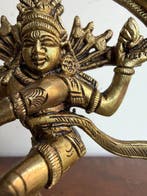 Sculpture, Shiva Nataraja statue – India – brass – late 20th