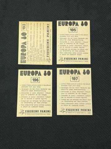 1980 Panini Europa 80 Team Deutschland DDR Sticker - Presque