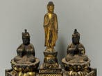 A typical set of wooden lacquered and gilded Buddhist