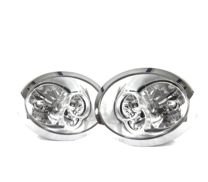 PHARES POUR MINI ONE R50 04-06 FOND CHROMÉ, Autos : Pièces & Accessoires, Éclairage, Envoi