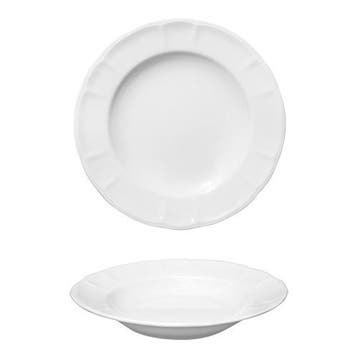 Bord | LONDRA | Porselein | Wit | Per Stuk | Ø230x38(h)mm, Verzenden