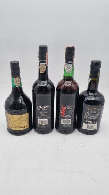 Croft, Distinction (2x) & Fine Tawny (2x) - Tawny - Porto -, Nieuw