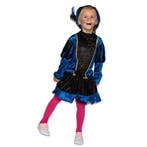 Pietenpak Kind Jurk Met Petticoat Blauw, Verzenden