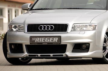 Rieger voorbumper | A4 (8E) Type B6: 11.00-10.04 - Avant, Li, Verzenden, Nieuw, Audi