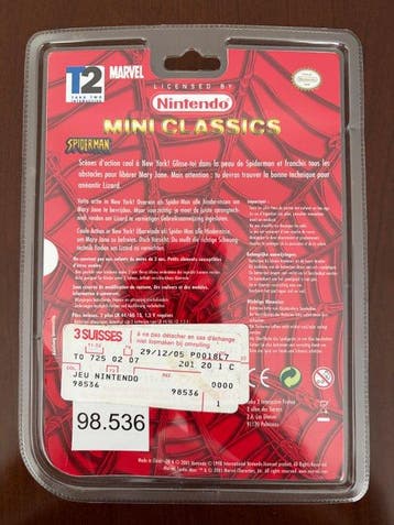Nintendo - Mini Classics - Spider-Man - Videogame - In