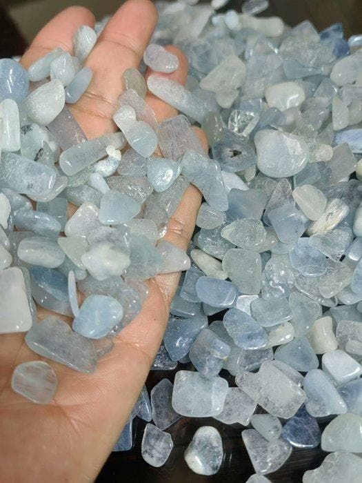 aquamarijn Kristalen- 500 g, Collections, Minéraux & Fossiles