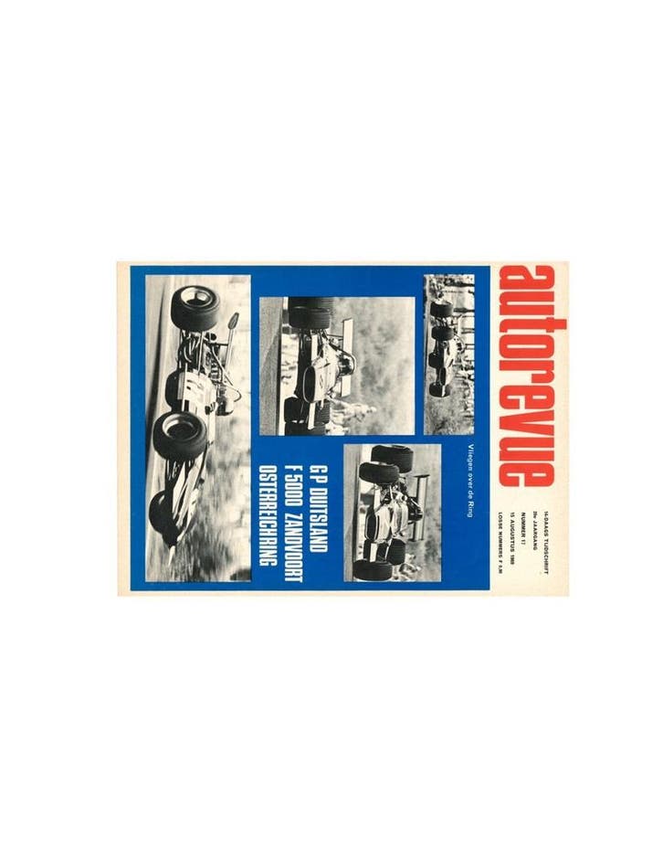 1969 AUTO REVUE MAGAZINE 17 NEDERLANDS, Livres, Autos | Brochures & Magazines