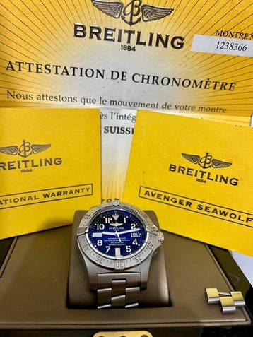 Breitling - Avenger Seawolf 3000m/10000ft - A17330 - Homme -, Nieuw