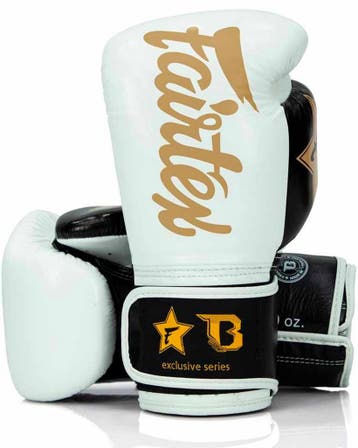 Fairtex x Booster Kickboks Handschoenen FXB BG V2 Wit Zwart, Sport en Fitness, Boksen, Verzenden, Nieuw, Overige