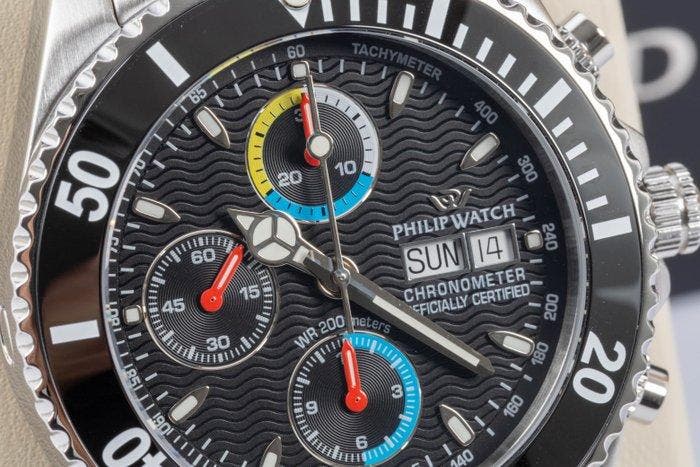 Philip Watch - Caribe Diving - Limited Edition - COSC -, Bijoux, Sacs & Beauté, Montres | Hommes