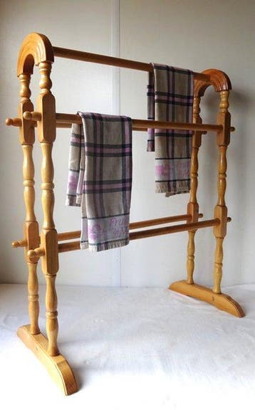 Rek - Country style Towel rail - Hout