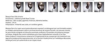 Masque - Dan - Côte dIvoire