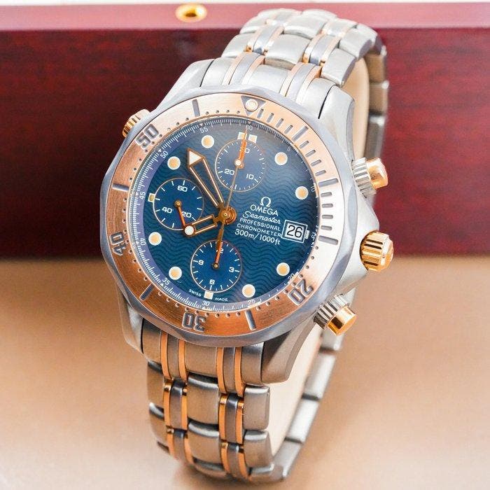 Omega - Seamaster 300M Titanium Rose Gold Automatic, Bijoux, Sacs & Beauté, Montres | Hommes