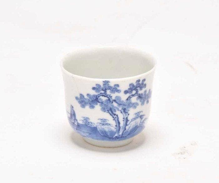 Tasse - Chinese blue de hue wine cup 18th century, Antiquités & Art, Antiquités | Autres Antiquités