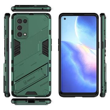 Xiaomi Redmi Note 10 (4G) Hoesje met Kickstand - Shockproof, Verzenden, Nieuw