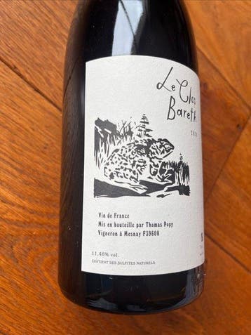 2024 Thomas Popy Le Clos Bareth - Jura, Nieuw